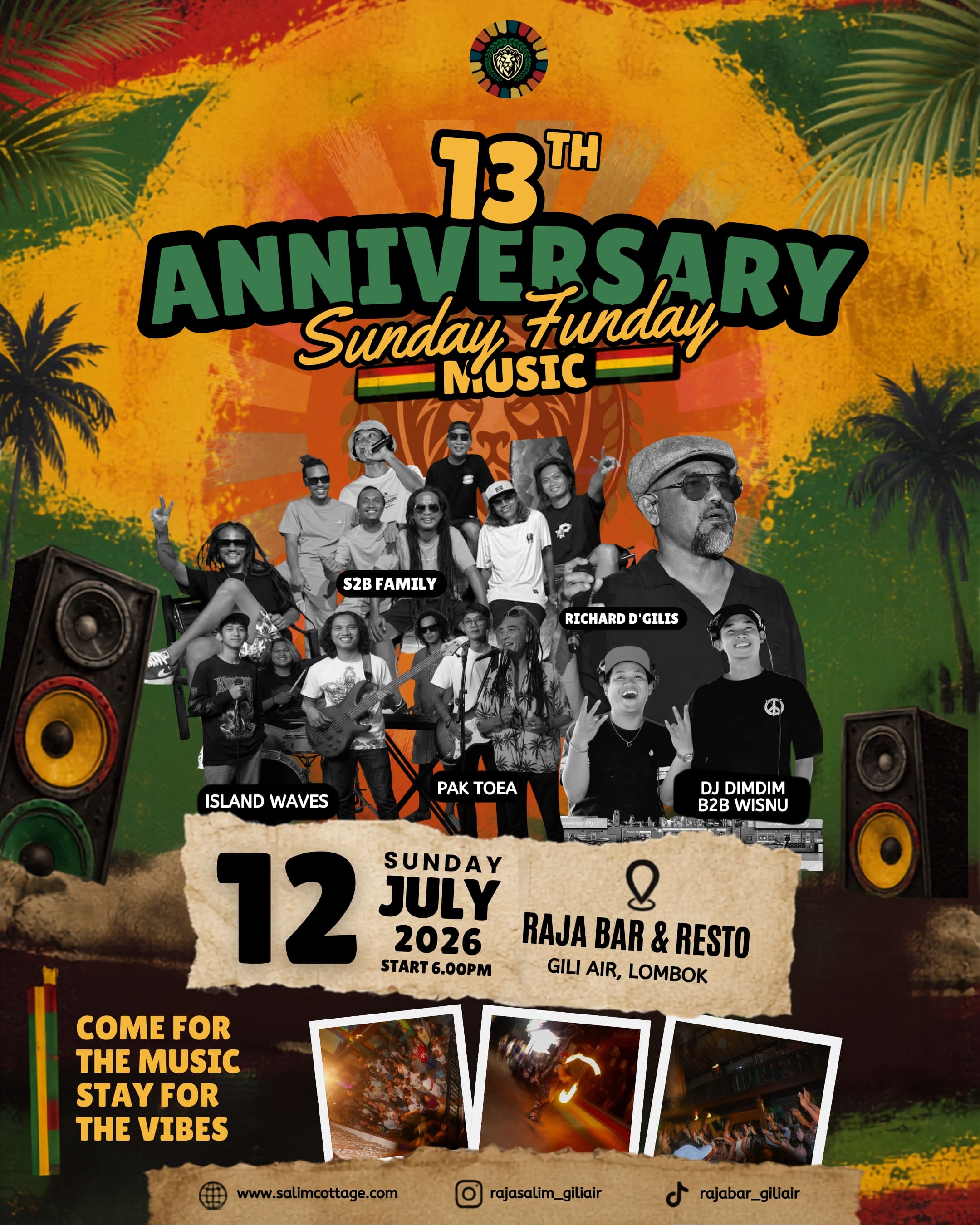 13th ANNIVERSARY : SUNDAY FUNDAY MUSIC